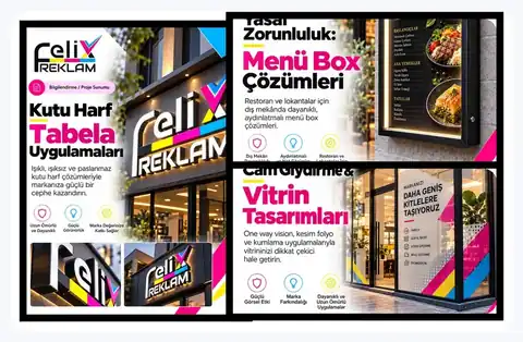 Felix reklam sunum kolajı