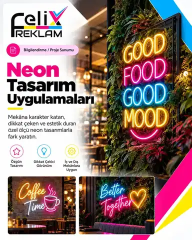 Neon proje sunumu